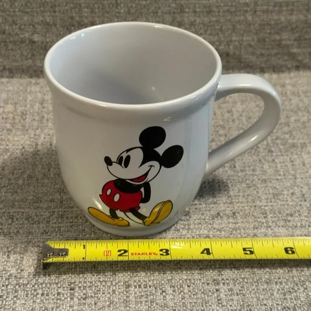 Disney Store Exclusive Mickey Mouse Coffee Mug White  18 Oz Cup With Tags